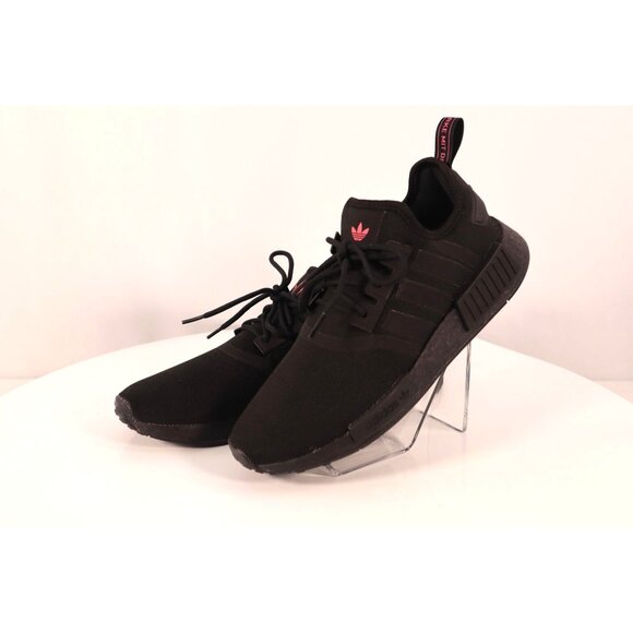 Adidas women's NMD_R1 Black & Pink Sneakers Size 9 1/2 - Picture 1 of 10